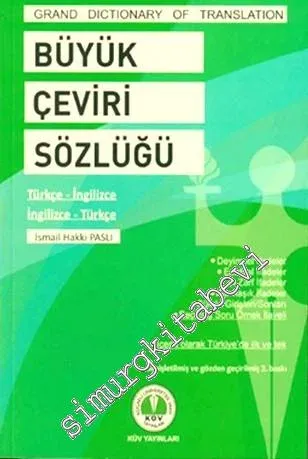 Büyük Çeviri Sözlüğü: Türkçe - İngilizce / İngilizce - Türkçe -