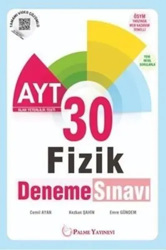 AYT 30 Fizik Deneme Sınavı