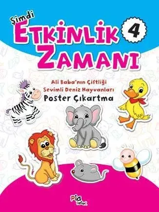 Şimdi Etkinlik Zamanı 4 – Bakarak Boya – Ali Baba’nın Çiftliği – Sevimli Deniz Hayvanları