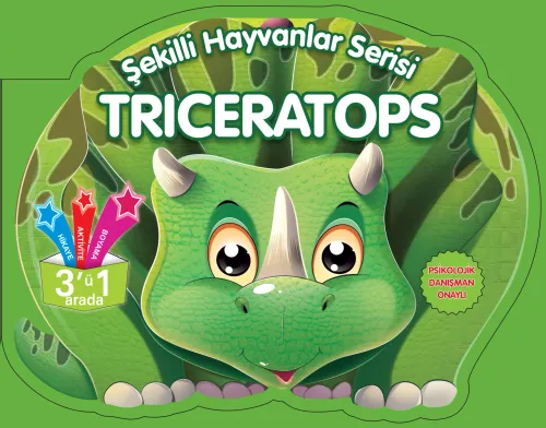 Triceratops - Şekilli Hayvanlar Serisi