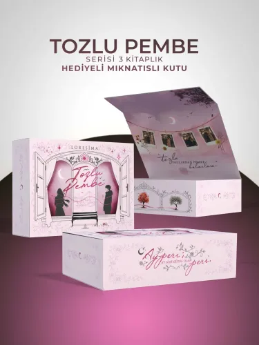 SET - TOZLU PEMBE SERİSİ (3 KİTAP) - YAN BOYAMALI