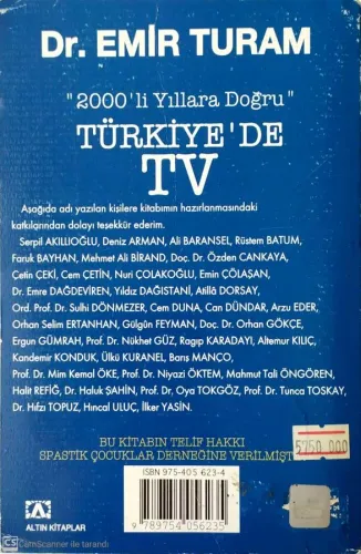 Türkiye'de TV. (2000'li yıllarda) Altın Kitaplar %54 indirimli