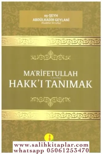 Marifetullah Hakkı Tanımak