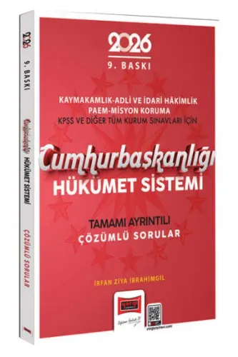 Yargı Yayınları 2026 Cumhurbaşkanlığı Hükümet Sistemi Çözümlü Sorular