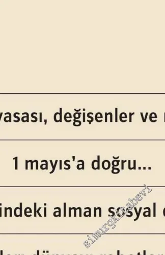 Teori ve Eylem: Aylık Sosyalist Teori Politika Dergisi - 17      Nisan