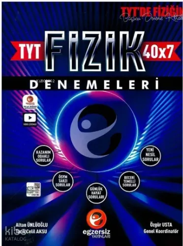 Egzersiz Yayınları TYT 40X7 Fizik Denemelerı