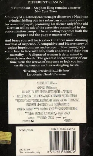 Apt Pupil (Cep Boy) Stephen King Great Britain %36 indirimli