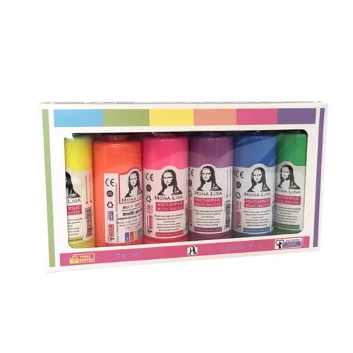 MONALİSA MULTİ AKRİLİK FOSFORLU SET 6x70 ml