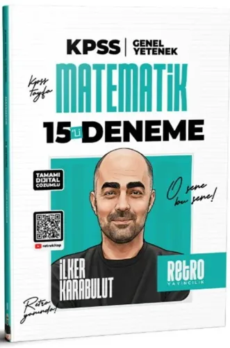 Retro Yayıncılık 2026 KPSS Matematik Genel Yetenek 15'li Deneme