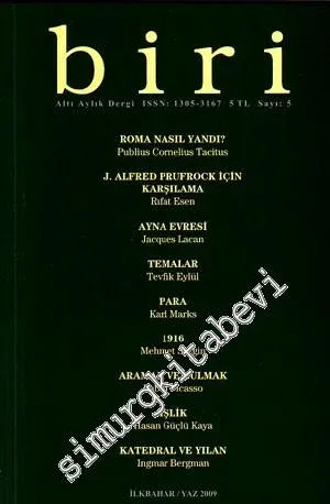 Biri - Altı Aylık Yerel Süreli Yayın - Bahar - Yaz 2009, Sayı: 5