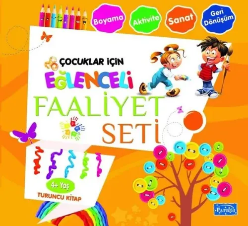 Eğlenceli Faaliyet Seti Turuncu Kitap– 4 Yaş Üzeri