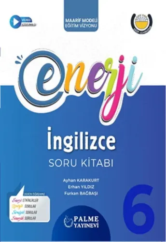 Palme Yayınları 6. Sınıf İngilizce Enerji Soru Kitabı