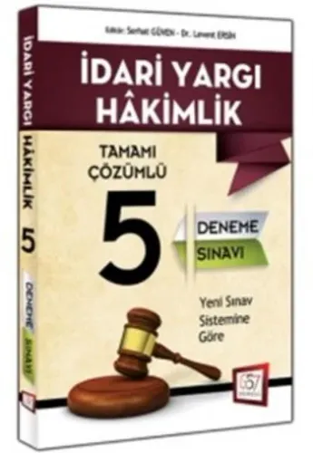 İdari Yargı Hakimliği Tamamı Çözümlü 5 Deneme