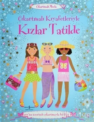 Çıkartmalı Kıyafetleriyle Kızlar Tatilde