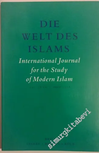 Die Welt des Islams: International Journal for the Study of Modern Islam - 1  38    March  1998