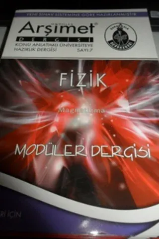 Fizik Modüler Dergisi Sayı: 7