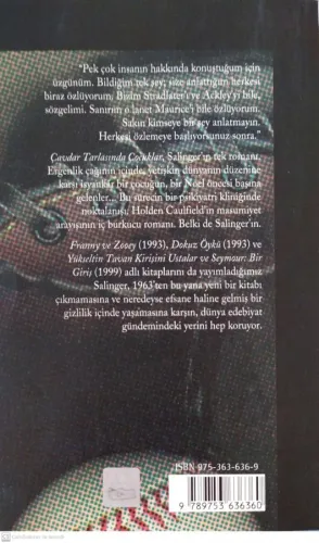 Çavdar Tarlasında Çocuklar J.D. Salinger Yapı Kredi Yayınları