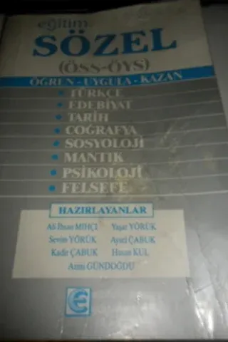 Sözel ( ÖSS-ÖYS )