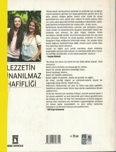 Lezzetin İnanılmaz Hafifliği İmzalı İthaflı Taylan Kümeli Nemli Yayınc