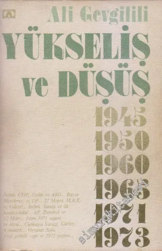 Yükseliş ve Düşüş -        1981