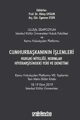 Cumhurbaşkanının İşlemleri