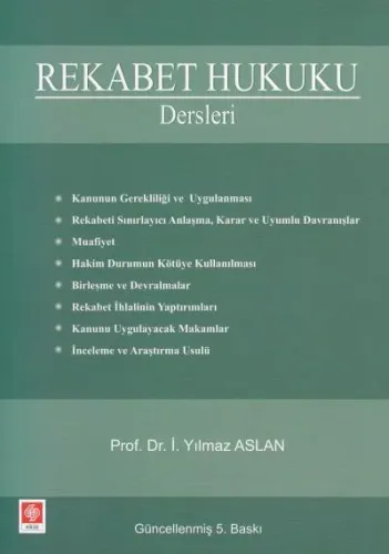 Rekabet Hukuku Dersleri