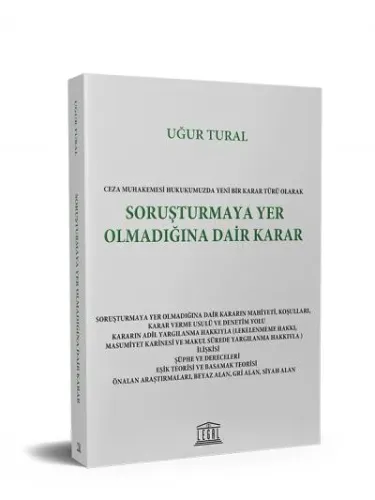 Soruşturmaya Yer Olmadığına Dair Karar