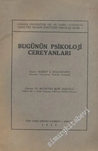 Bugünün Psikoloji Cereyanları -