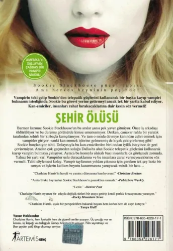 Şehir Ölüsü Charlaine Harris Artemis Yayınları %60 indirimli