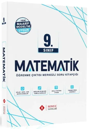 Sonuç Yayınları 9. Sınıf Matematik Maarif Modele Uygun Modüller Set