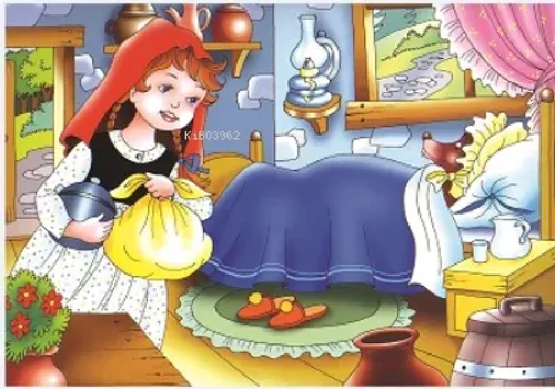 Kırmızı Başlıklı Kız Puzzle 42 Parça