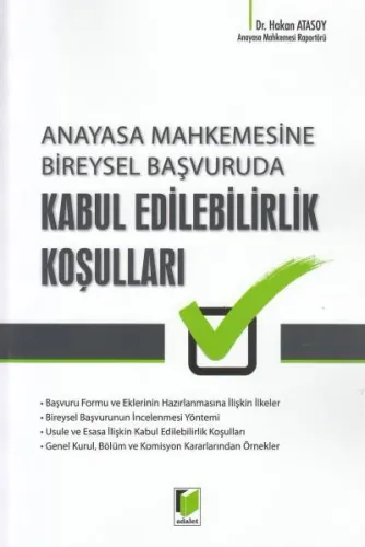 Kabul Edilebilirlik Koşulları