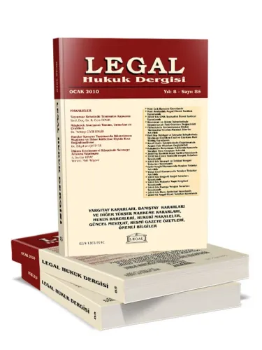 Legal Hukuk Dergisi 2027 Yılı Aboneliği (12 Sayı)