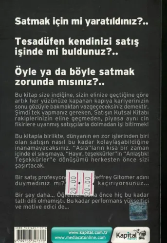 Satışın Kutsal Kitabı Nadire Mater MediaCat %54 indirimli