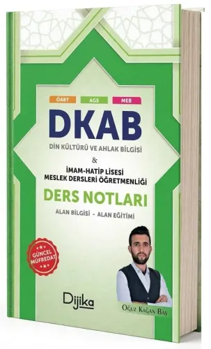 Dijika Yayınları ÖABT DKAB İHL Din Kültürü ve Ahlak Bilgisi Öğretmenliği Ders Notu