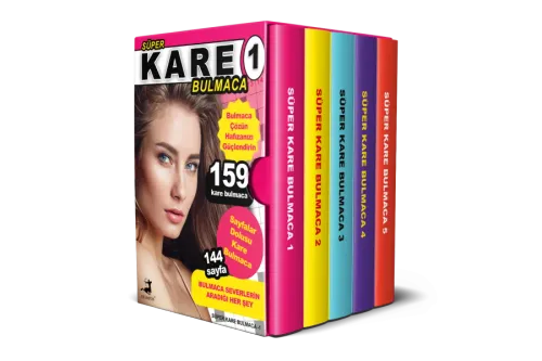 Süper Kare Bulmaca 5 Kitap Kutulu Set