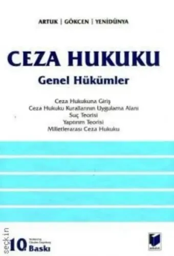 Ceza Hukuku Genel Hükümler (Ciltli)