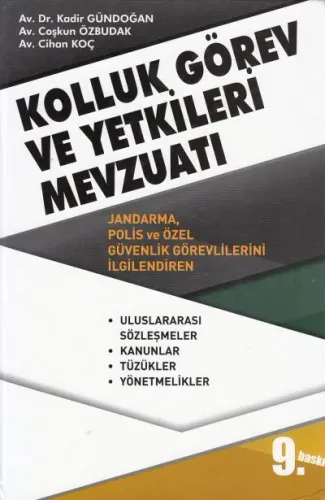 Kolluk Görev ve Yetkileri Mevzuatı