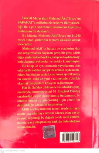 Safahat Mehmet Akif Ersoy Çağrı Yayınları %50 indirimli