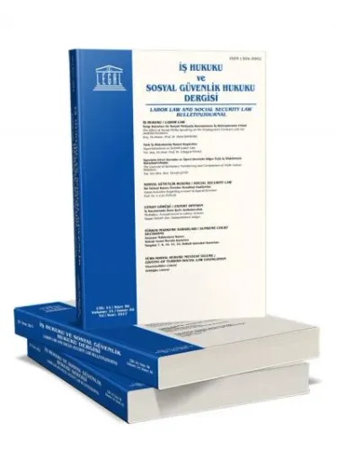 Legal İş Hukuku ve Sosyal Güvenlik Hukuku Dergisi ( 2020 Yılı Aboneliği ) ( 4 Sayı )