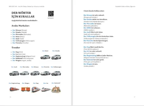 DER DIE DAS Ana Dili Türkçe Olanlar için Almanca Artikeller DER DIE DAS Ana Dili Türkçe Olanlar için Almanca Artikeller