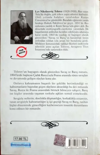 Savaş ve Barış Tolstoy Sis Yayıncılık