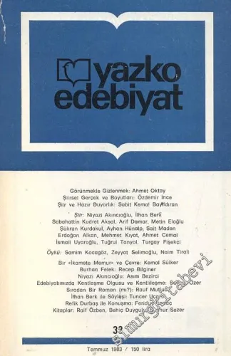 Yazko Edebiyat Dergisi - Sayı: 33; Temmuz 1983       1983