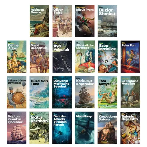 Zeka Geliştirici Çocuk Klasikleri Seti - 22 Kitap