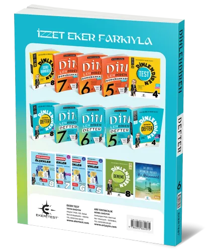 6. Sınıf Dinlendiren Defter (Eker Test) (MAARİF MODEL 2026)