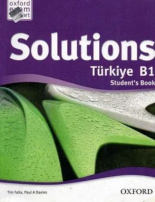 Oxford Solutions Türkiye B1 Student's Book