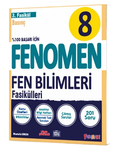 Fenomen 8. Sınıf Fen Bilimleri Basınç Fasikül 3