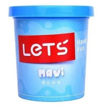 Lets Tek Renk Oyun Hamuru Mavi 150Gr L8340-3