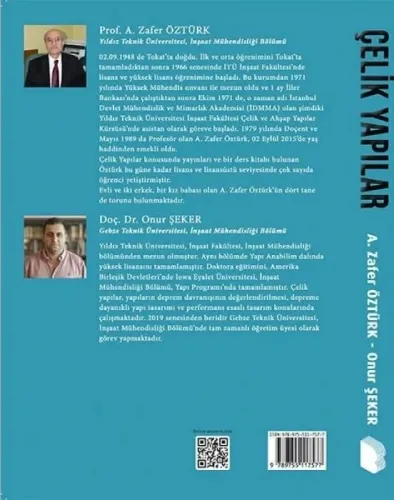 Çelik Yapılar Prof. Dr. A. Zafer Öztürk Çelik Yapılar Prof. Dr. A. Zafer Öztürk