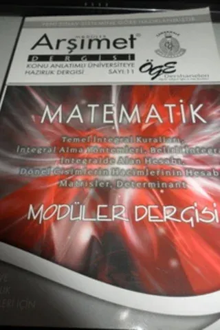 Matematik Modüler Dergisi Sayı: 11